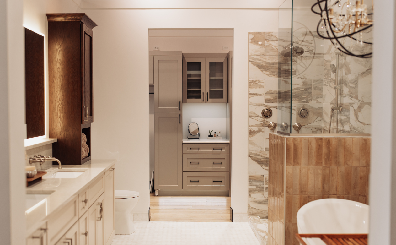 Kiba Studios of Appleton, WI bathroom display