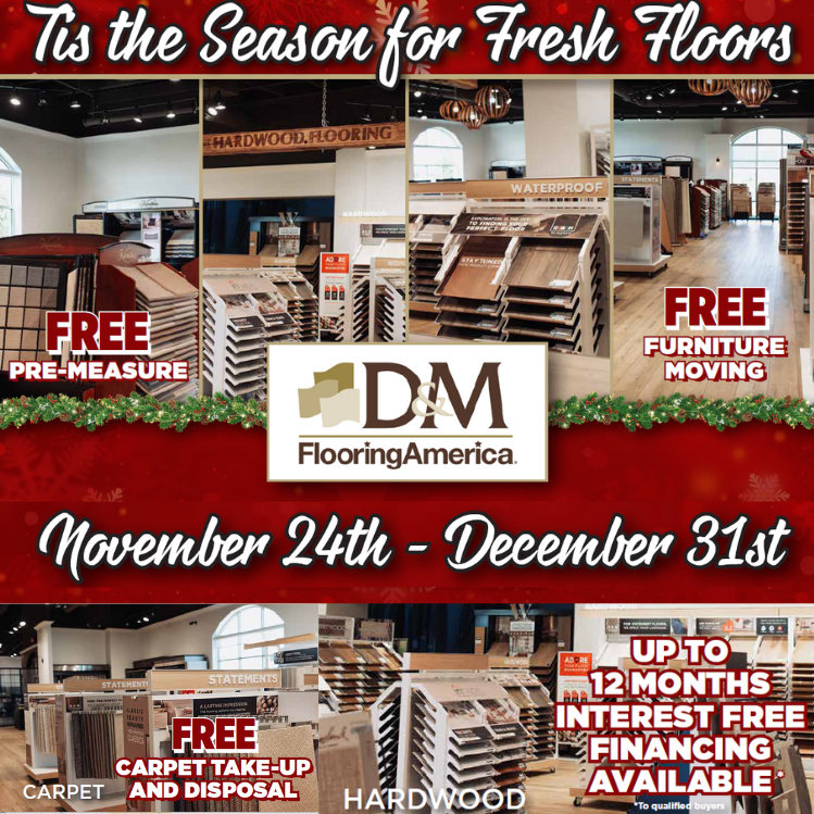 Holiday flooring sale