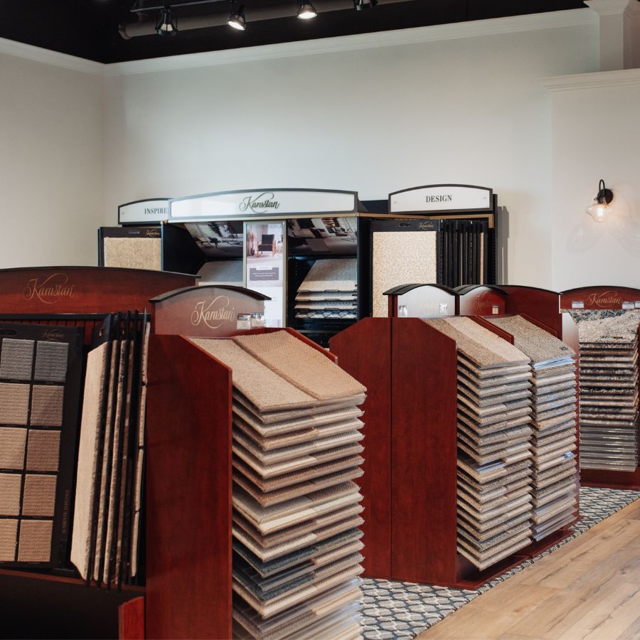 Karastan carpet display