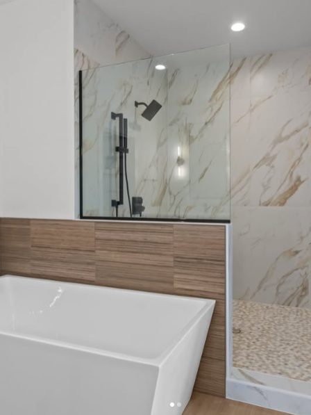 Bathroom tile installation in Appleton, WI