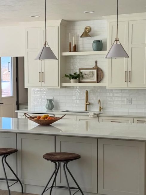 Kitchen tile backsplash installation in Appleton, WI