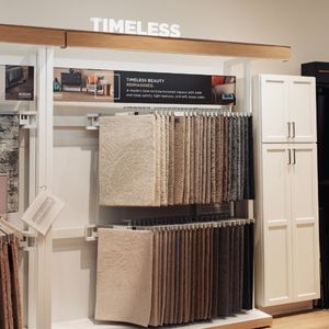 Carpet showroom selection