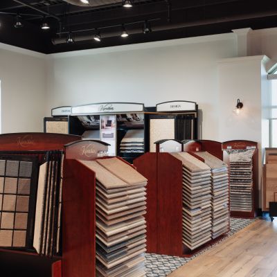 D&M Flooring America interior carpet showroom